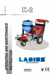 Larius K-2 Operating And Maintenance Instruction Manual