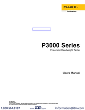 Fluke P3025P User Manual