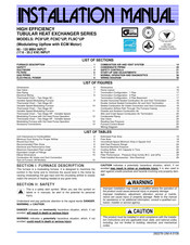 York PC9 UP Series Installation Manual