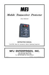 MFJ MFJ-4402 Instruction Manual