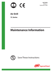 Ingersoll Rand 7L3A4 Maintenance Information