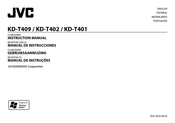 JVC KD-T409 Instruction Manual