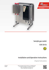 Bühler technologies EGK 2A Ex Installation And Operation Instructions Manual