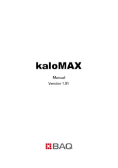 BAQ kaloMAX Manual