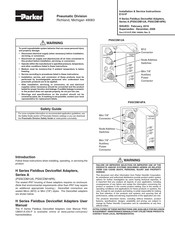 parker H Series Installation & Service Instructions Manual