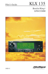 AlliedSignal AEROSPACE Bendix/King KLX 135 Pilot's Manual