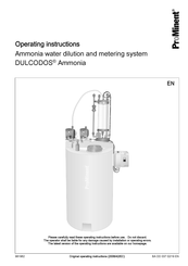 ProMinent DULCODOS Ammonia Operating Instructions Manual