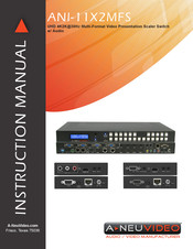 A-Neuvideo ANI-11X2MFS Instruction Manual
