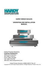 Hardy Process Solutions HIBS300 Series Operation And Installation Manual