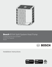 Bosch BOVA Series Installation Instructions Manual