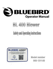 Bluebird BL 400 Safety And Operating Instructions Manual
