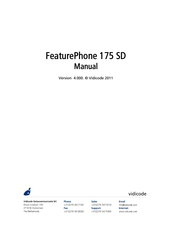 Vidicode FeaturePhone 175 SD Manual