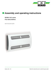 Remko SLE Series Assembly And Operating Instructions Manual