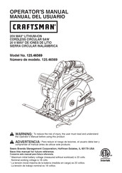 Craftsman 125.46569 Operator's Manual