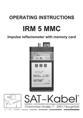 SAT-Kabel IRM 5 MMC Operating Instructions Manual