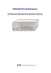 CTC Union ERM-MUX/PLUS Operation Manual