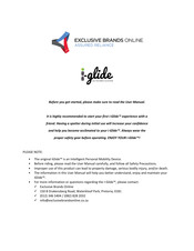 Exclusive Brands iGlide User Manual