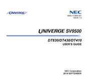 Nec DT830 Series User Manual