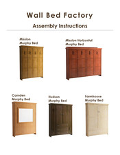 Wall Bed Factory Farmhouse Assembly Instructions Manual