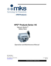 MKS HPS 145 Vacuum Sentry Series Operation And Maintenance Manual