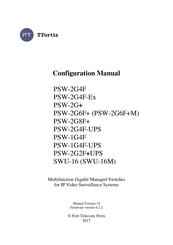 TFortis PSW-2G4F-UPS Configuration Manual