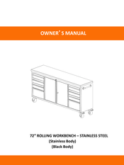 Trinity 72 inch ROLLING WORKBENCH Owner's Manual