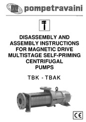 POMPETRAVAINI TBAK Series Disassembly And Assembly Instructions