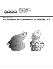 Aqua Ultraviolet STATUARY 8 Watt 1/L Instruction Manual