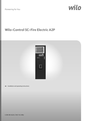 Wilo Wilo-Control SC-Fire Electric A2P Installation And Operating Instructions Manual