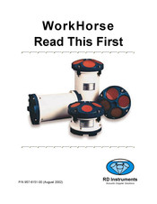 RD Instruments WorkHorse Read This First Manual