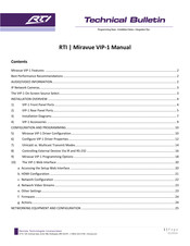 RTI Miravue VIP-1 Technical Bulletin