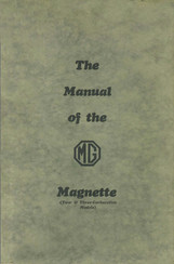 MG Magnette KD Instruction Manual