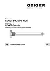 GEIGER SOLIDline-MOR GU4550 Operating Instructions Manual