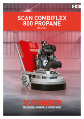 SCANMASKIN SCAN COMBIFLEX 800 PROPAN Manual