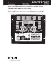 Eaton COOPER POWER Series Installation And Operation Instructions Manual