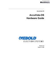 DIEBOLD AccuVote-OS Hardware Manual