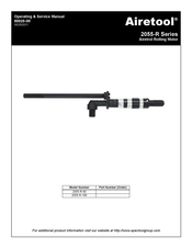 Apex Tool Group Airetool 2055-R Series Operating & Service Manual