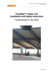 TrackMan Baseball V2 TMC3J Installation And Safety Instruction