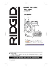 ridgid AM2560 Owner's Manual