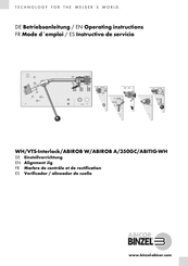 ABIKOR BINZEL WH 650 Operating Instructions Manual