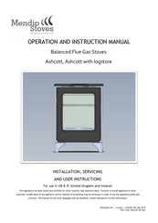 Mendip Stoves Ashcott Operation And Instruction Manual