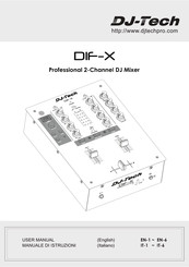 DJ-Tech DIF-X User Manual