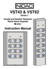 Nidac VST62 Instruction Manual
