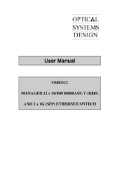 Optical Systems Design OSD2512 User Manual