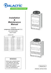 Galactic GUC-268Z-H Installation & Maintenance Manual