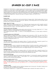 Sparker DC-CDIP 2 RACE Manual