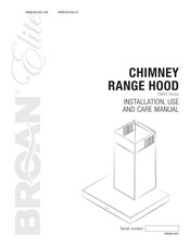 NuTone CHIMNEY ARKEW43 Installation Use And Care Manual