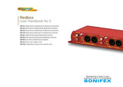 Sonifex Redbox RB-BL4 User Handbook Manual