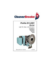 CleaverBrooks Profile S1LG Installation, Operation, Service Parts