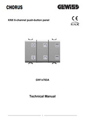 Gewiss Chorus GW10783A Technical Manual